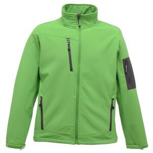 Regatta Professional Mens 3 Layer Membrane Soft Shell Jacket / Extreme Green/Sea